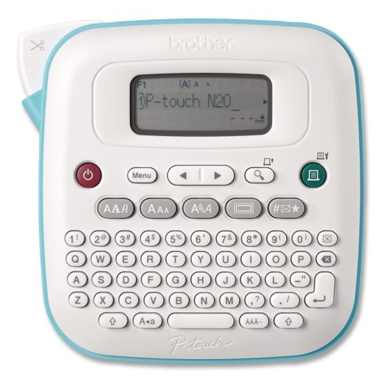 P-Touch PT-N20 Personal Desktop Label Maker, 2 Lines, 6 x 6 x 2.91