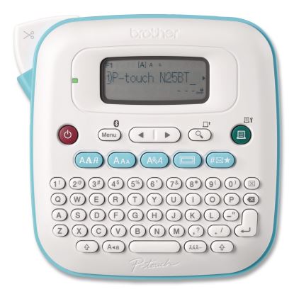 P-Touch PT-N25BT Personal Connected Label Maker, 2 Lines, 6 x 6 x 2.91