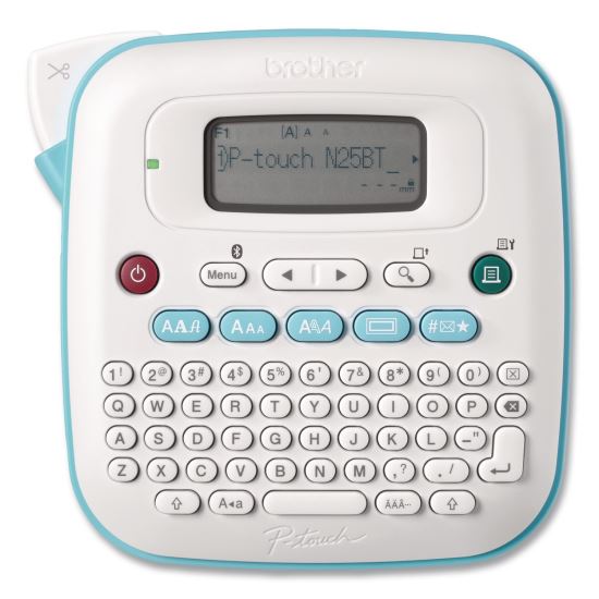 P-Touch PT-N25BT Personal Connected Label Maker, 2 Lines, 6 x 6 x 2.91