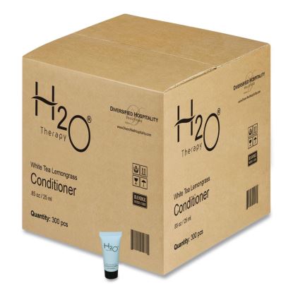 H2O Therapy Conditioner Single Use, White Tea and Lemongrass, 0.85 oz Tube, 300/Carton1