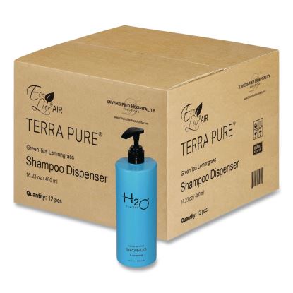 H2O Therapy Shampoo Air Pump, White Tea and Lemongrass, 16.23 oz Bottle, 12/Carton1