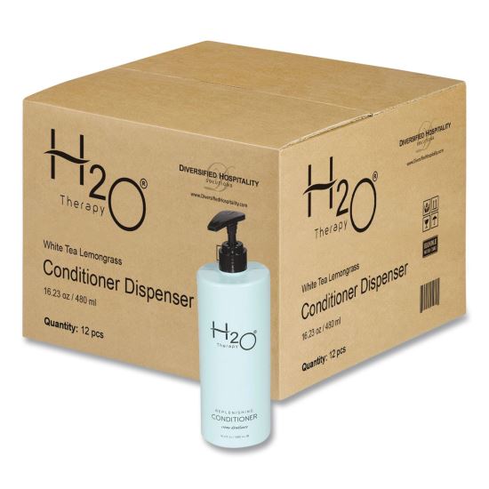 H2O Therapy Conditioner Air Pump, White Tea and Lemongrass, 16.23 oz Bottle, 12/Carton1