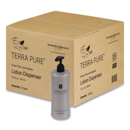 Terra Pure Body Lotion Air Pump, 16.23 oz Bottle, 12/Carton1