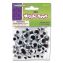 Wiggle Eyes Assortment, 0.27", 0.39", 0.47", 0.59", Black, 100/Pack1