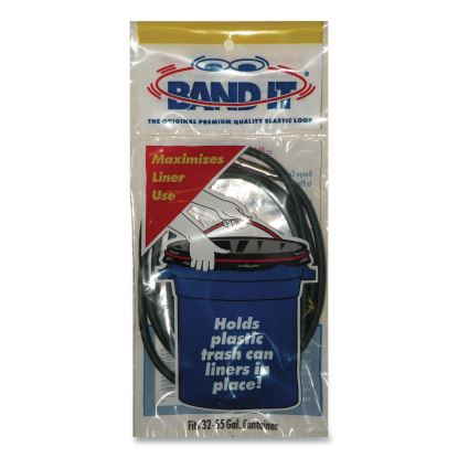 Trash Can Loops, for 32 gal to 55 gal Cans, 0.25" x 25", Gray, 36/Carton1