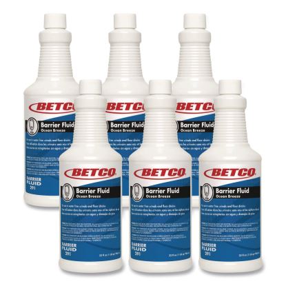 Barrier Fluid, Ocean Breeze Scent, 32 oz Bottle, 6/Carton1