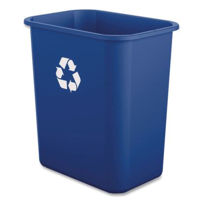 Recycling Container, 7 gal, Polypropylene, Blue1