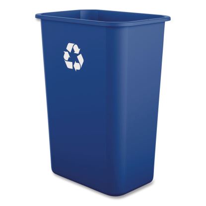 Recycling Container, 10 gal, Polypropylene, Blue1