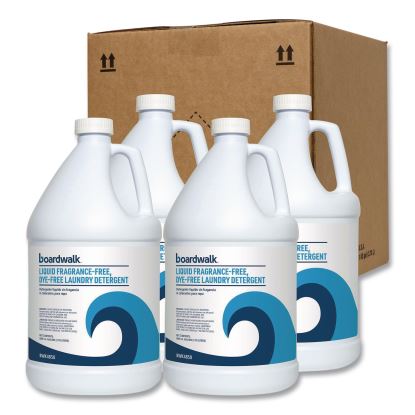 Liquid Fragrance-Free, Dye-Free Laundry Detergent, Unscented, 1 gal Bottle, 4/Carton1