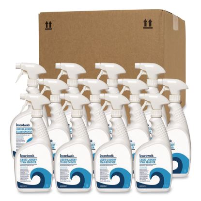 Liquid Laundry Stain Remover, Fresh and Clean Scent, 32 oz Bottle, 6/Carton1