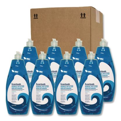 Manual Pot and Pan Dish Detergent, Fresh Breeze Scent, 38 oz Bottle, 8/Carton1