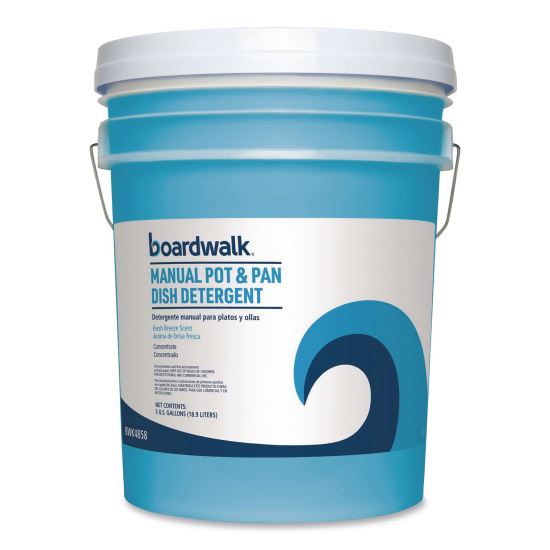 Manual Pot and Pan Dish Detergent, Fresh Breeze Scent, 5 gal Pail1