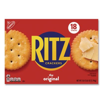 Original Crackers, Buttery, 18 Individually Wrapped Sleeves, 3 lb Box, 1 Box/Carton1