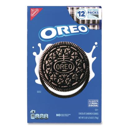 Cookies, Chocolate, 12 Individually Wrapped Sleeves, 3 lb 14.67 oz Box, 1 Box/Carton1
