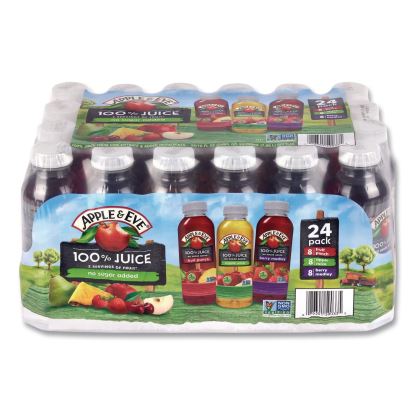 100% Fruit Juice Variety Pack, Assorted Flavors, 10 oz Bottle, 24/Carton1