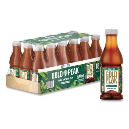 Sweet Black Tea Bottles, 16.9 oz Bottle, 18/Carton1