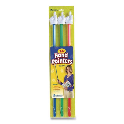 Hand Pointers, Assorted Colors, 3 Pointers1