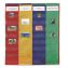 Two- and Four-Column Double-Sided Pocket Chart, 9 Pockets/Chart, 30 x 38, Blue/Green/Red/Yellow1
