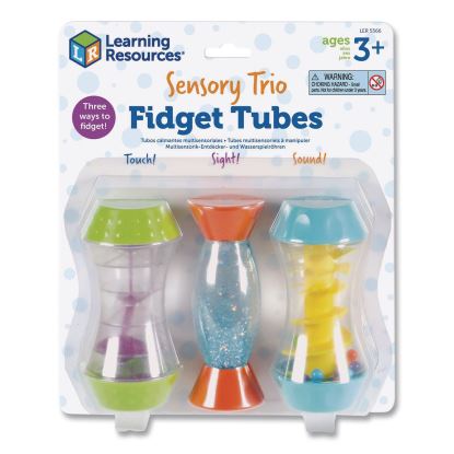 Sensory Trio Fidget Tubes, Ages 3 and Up, Assorted Colors, 3 Pieces1