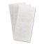 White Utility and Burnish Pads, 4.62" x 10", White, 10/Carton1