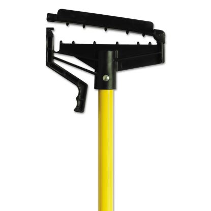 Quick-Change Mop Handle, 60", Fiberglass, Yellow, 6/Carton1