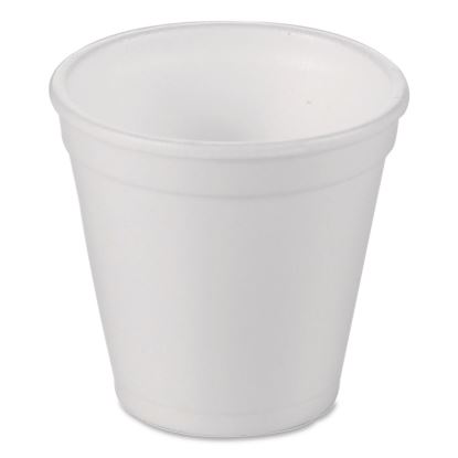 Foam Drink Cups, 4 oz, White, 1,000/Carton1