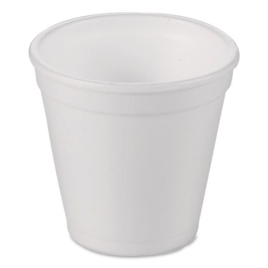 Foam Drink Cups, 4 oz, White, 1,000/Carton1