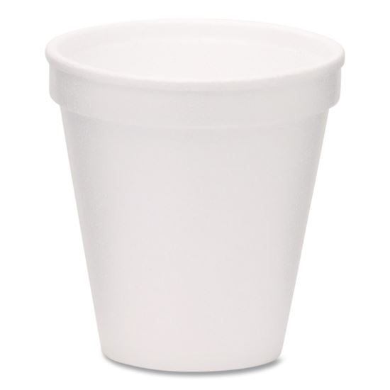 Foam Drink Cups, 6 oz, White, 1,000/Carton1