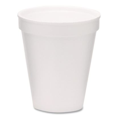 Foam Drink Cups, 8 oz, White, 1,000/Carton1