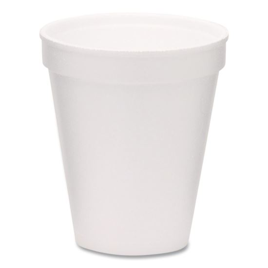 Foam Drink Cups, 8 oz, White, 1,000/Carton1