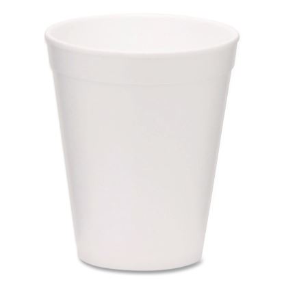 Foam Drink Cups, 10 oz, White, 1,000/Carton1