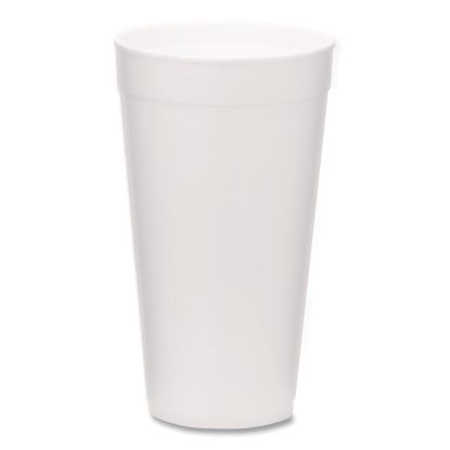 Foam Drink Cups, 20 oz, White, 500/Carton1