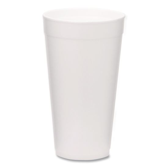 Foam Drink Cups, 20 oz, White, 500/Carton1