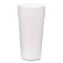 Foam Drink Cups, 24 oz, White, 300/Carton1