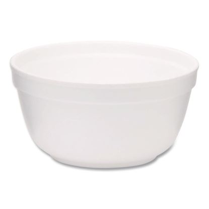 Foam Bowls, Squat Style, 12 oz, White, 1,000/Carton1