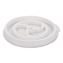 Plastic Lids for Foam Cups and Bowls, Slotted, Fits 8 oz to 10 oz Hot Cup, White, 1,000/Carton1
