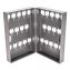 Combination Lockable Key Cabinet, 28-Key, 7.75 w x 3.25 d x 11.5 h, Metal, Gray1