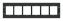 Valcom V-VCPANEL-BK rack accessory Face plate1