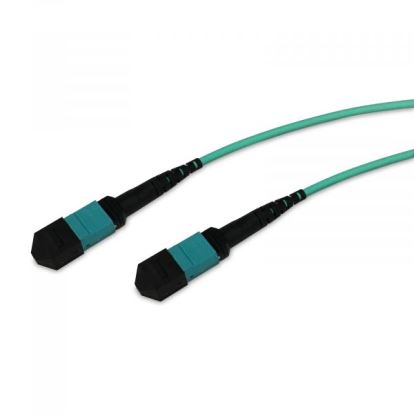eNet Components MTPF2XO-POM4-7M-ENC InfiniBand/fibre optic cable 275.6" (7 m) MPO/MTP Aqua color1