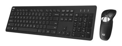 Adesso WKB-5300CB keyboard Mouse included Home/Office RF Wireless QWERTY US English Black1
