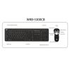 Adesso WKB-5300CB keyboard Mouse included Home/Office RF Wireless QWERTY US English Black10