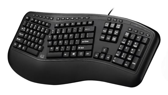 Adesso AKB-150UB keyboard Home/Office USB QWERTY US International Black1
