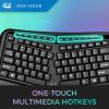 Adesso AKB-150UB keyboard Home/Office USB QWERTY US International Black10
