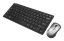 Adesso WKB-5100CB keyboard Mouse included Home/Office RF Wireless QWERTY US English Black, Silver1