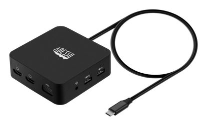 Adesso AUH-4050 laptop dock/port replicator Wired USB 3.2 Gen 1 (3.1 Gen 1) Type-C Black1