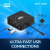 Adesso AUH-4050 laptop dock/port replicator Wired USB 3.2 Gen 1 (3.1 Gen 1) Type-C Black6