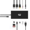 Adesso AUH-4060 laptop dock/port replicator Wired USB 3.2 Gen 1 (3.1 Gen 1) Type-C Black3