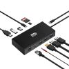 Adesso AUH-4060 laptop dock/port replicator Wired USB 3.2 Gen 1 (3.1 Gen 1) Type-C Black4