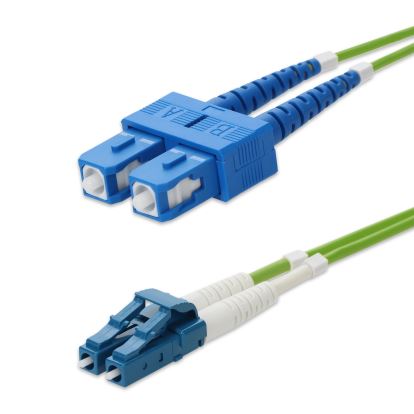 AddOn Networks ADD-SC-LC-10M9SMFP-GN-TAA InfiniBand/fibre optic cable 393.7" (10 m) OFNR Green1