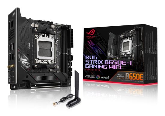 ASUS ROG STRIX B650E-I GAMING WIFI motherboard AMD B650 Socket AM5 mini ITX1 ASUS ROG STRIX B650E-I GAMING WIFI motherboard AMD B650 Socket AM5 mini ITX1